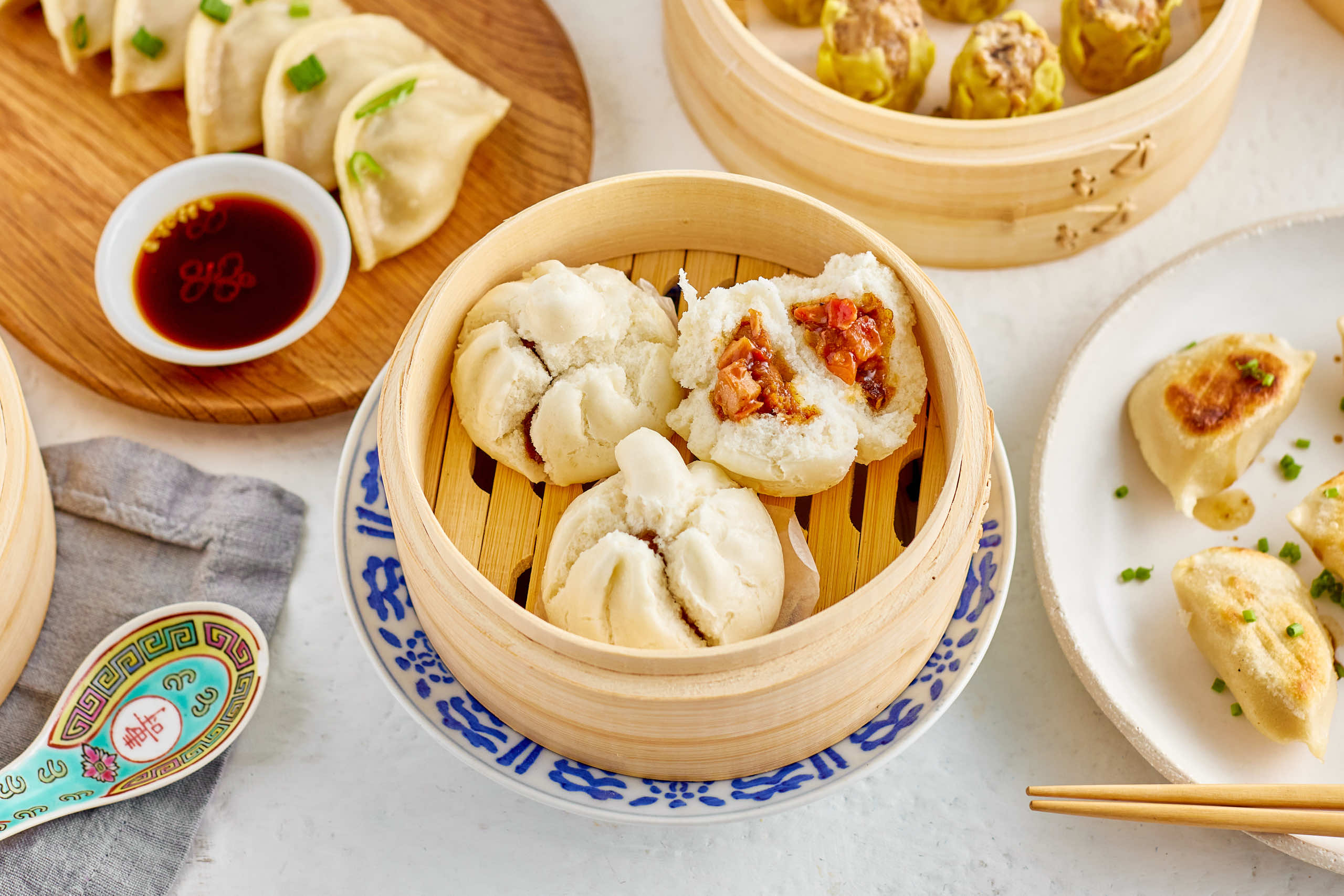 BBQ Pork Bun Products Hong Kong Dim Sim Kitchen FamilyOwned